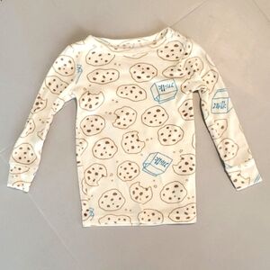 Cat & Jack Fleece Cookies And Milk Sleepwear Shirt (Unisex)